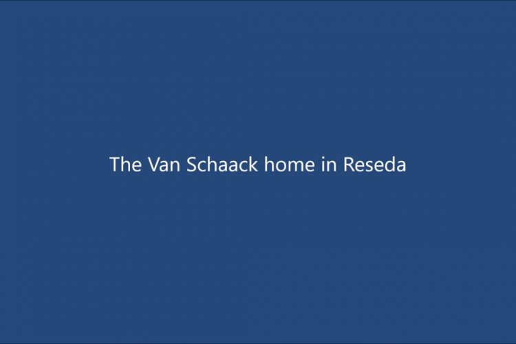 The Van Schaack’s Reseda Home in 1958